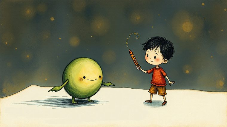 Ilustracja: narysowany potwór wychodzący z kartki
