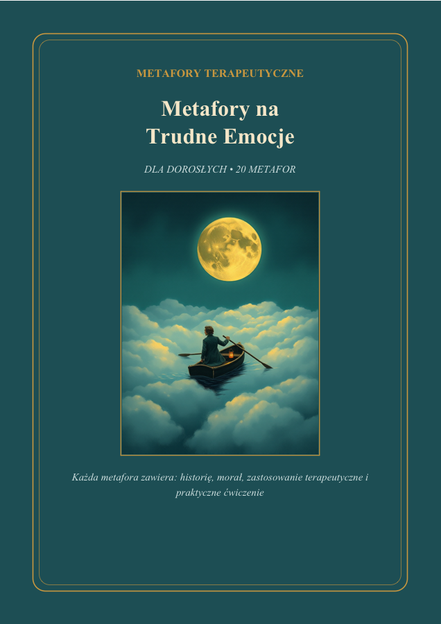 Okładka: Metafory na Trudne Emocje — dla dorosłych