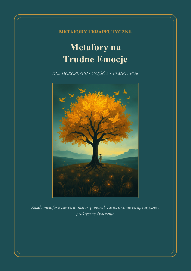 Okładka: Metafory na Trudne Emocje — dla dorosłych, część 2