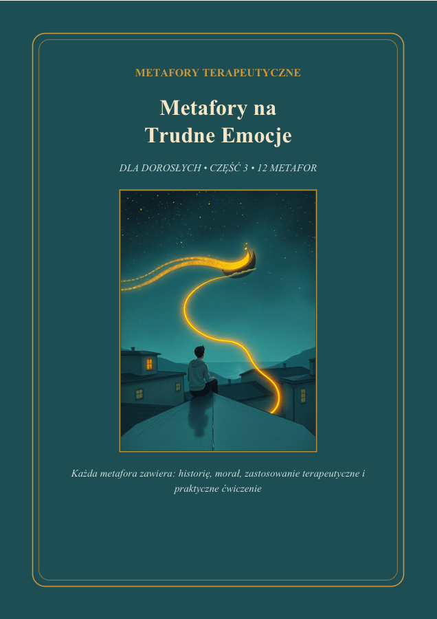 Okładka: Metafory na Trudne Emocje — dla dorosłych, część 3