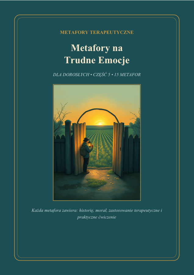 Okładka: Metafory na Trudne Emocje — dla dorosłych, część 5