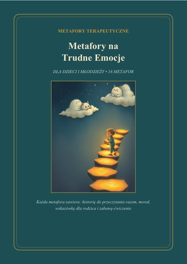 Okładka: Metafory na Trudne Emocje — dla dzieci i młodzieży